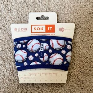 Sok-it Hot Cup Sleeve- Play Ball